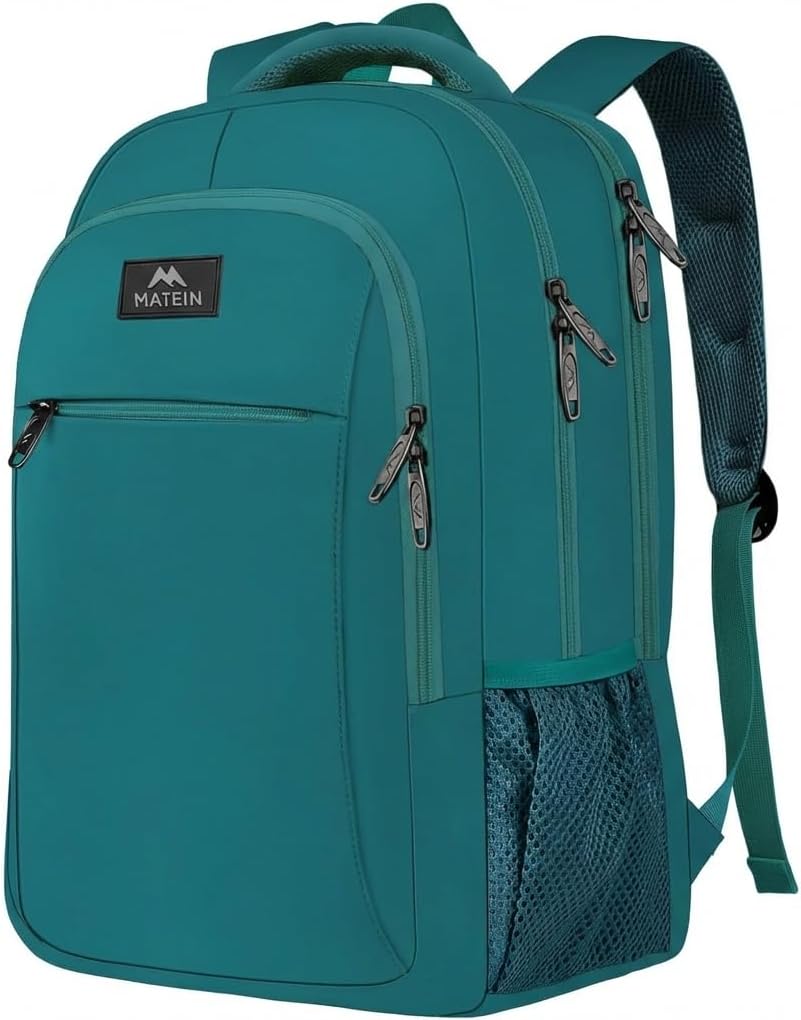 MATEIN Travel Laptop Backpack - Anti-Theft Water-Resistant Bag for 15.6" Laptops | Grey