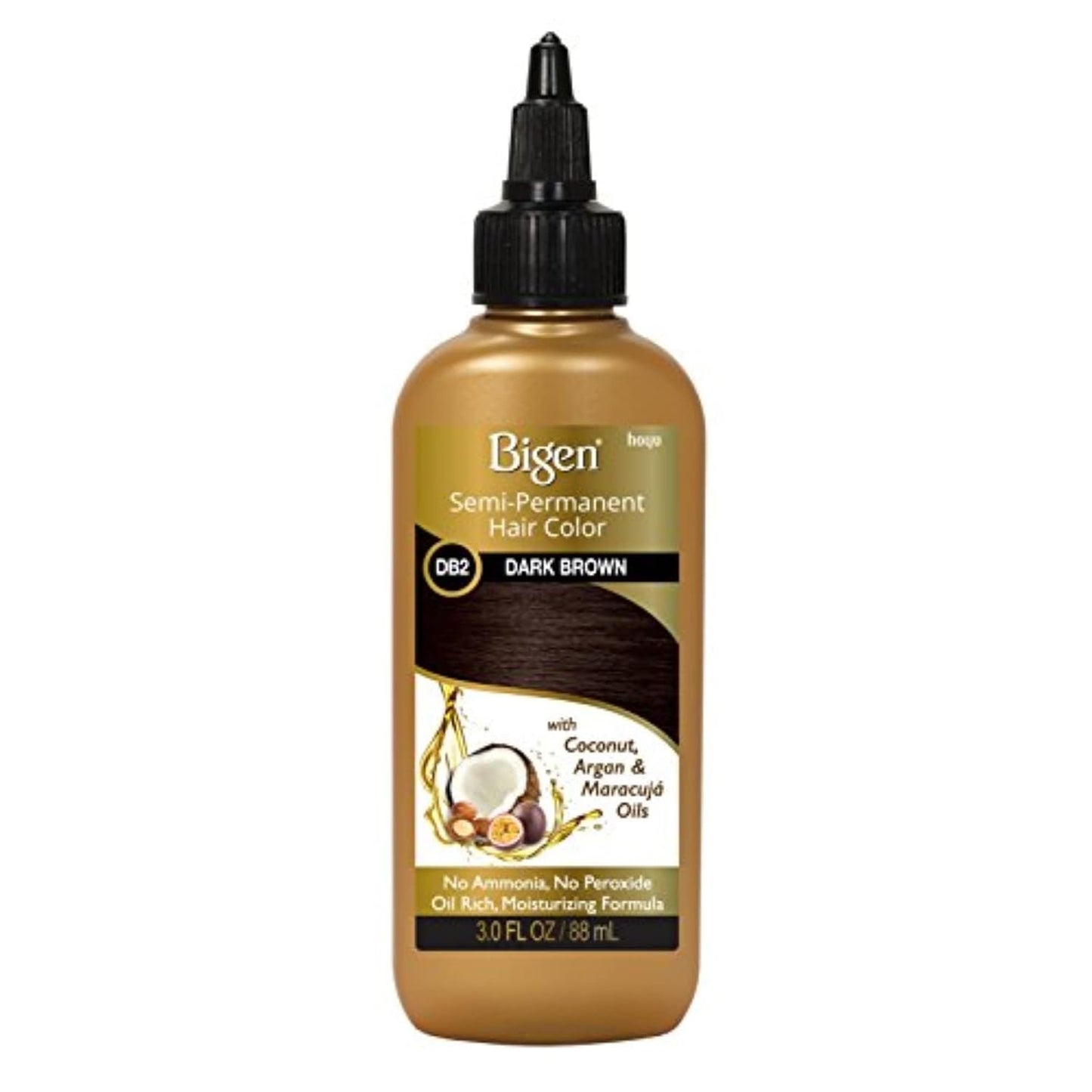 Bigen Semi-Permanent Hair Color - Rich Amber Shade, 3 oz | Long-Lasting Color & Shine