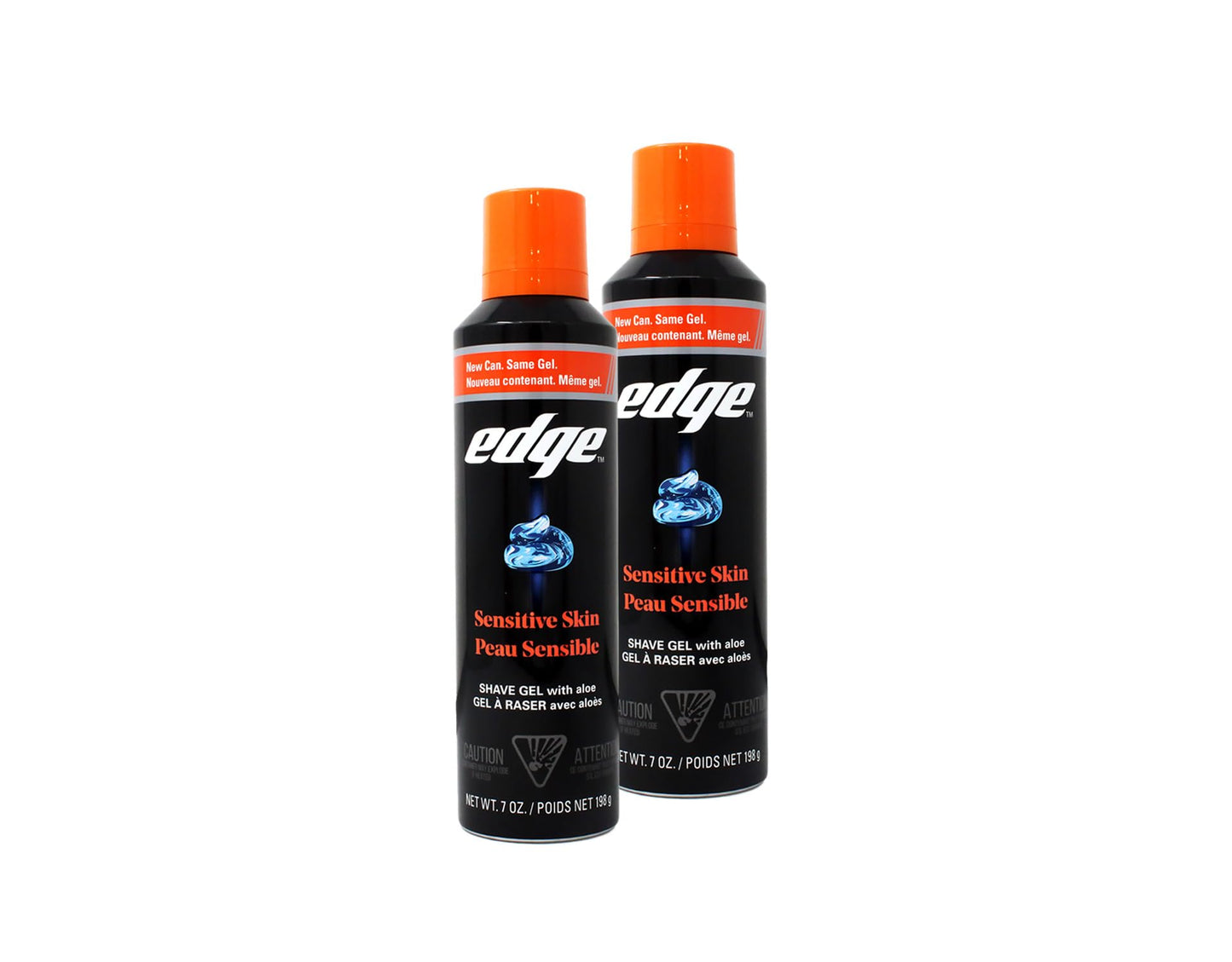 Edge Sensitive Skin Shave Gel - 7 Oz, Pack of 2