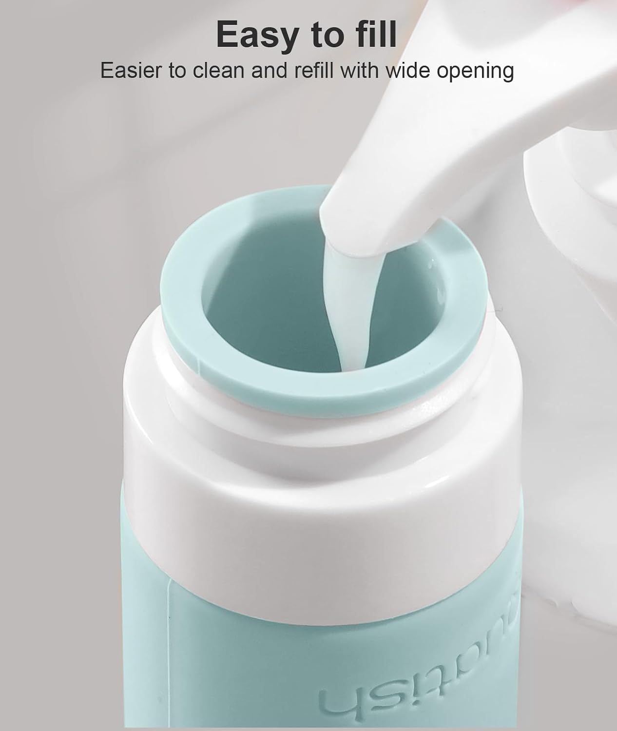 Travel Bottles for Toiletries - Leak-Proof Silicone 3 oz TSA Approved | 4 Pack Grey