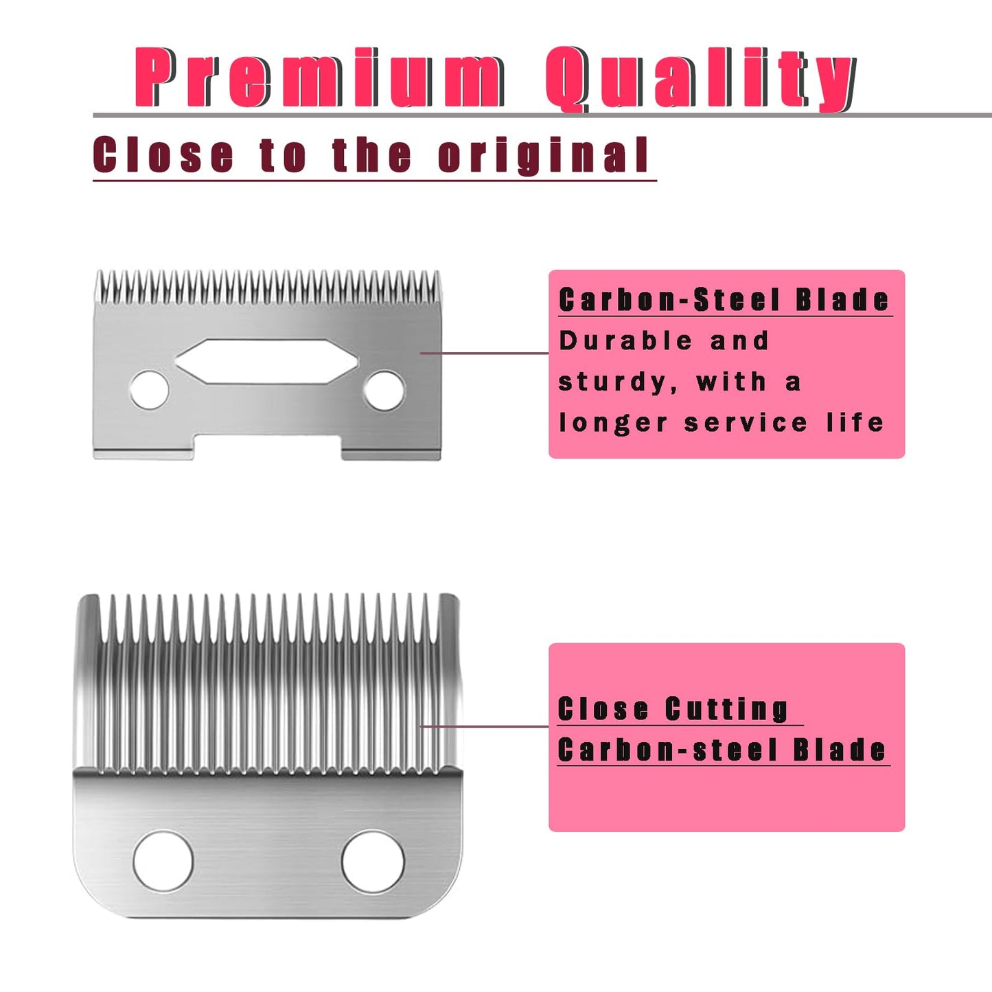 1 Pcs Blade Fit for Wahl Clipper Blades Replacement-Compatible for Wahl Clipper 2 Hole Clipper Blade Replacement Blades