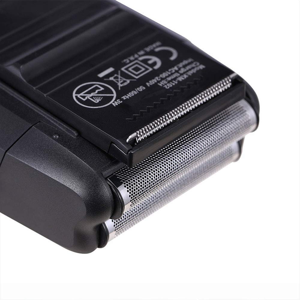 kemei Men's Reciprocating Cordless Razor Razor Electric Rechargeable Razor Precision Beard Sideburn Trimmer Razors Twin Blade Multifunction Grooming Razor…