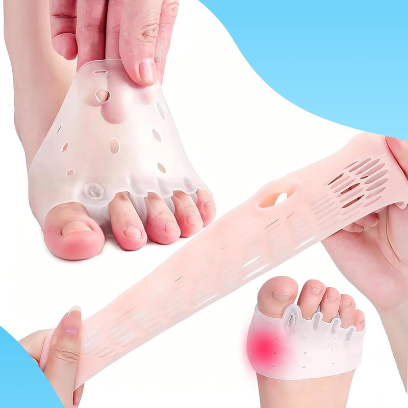 Toe Separators for Bunion Relief - Breathable Toe Spacers for Men & Women | 8 PCS in 4 Colors