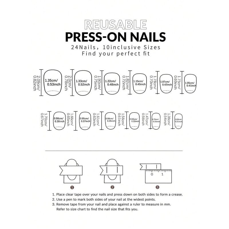 Summer Press-On Nails - Short Oval Fake Nails with Lemon Flower & Seahorse Design | Reusable 24 Pcs for Easy Application