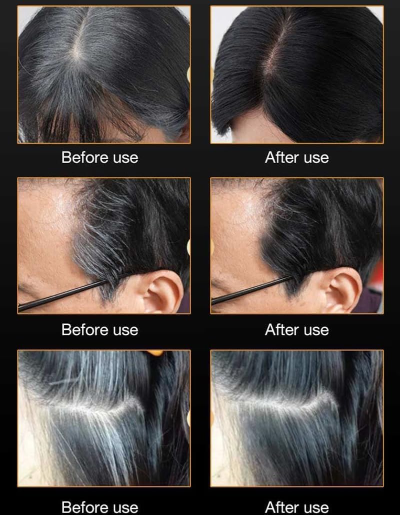 Long-Lasting Hair Dye Comb | Instant Hair Color Stick for Men & Women - 20g