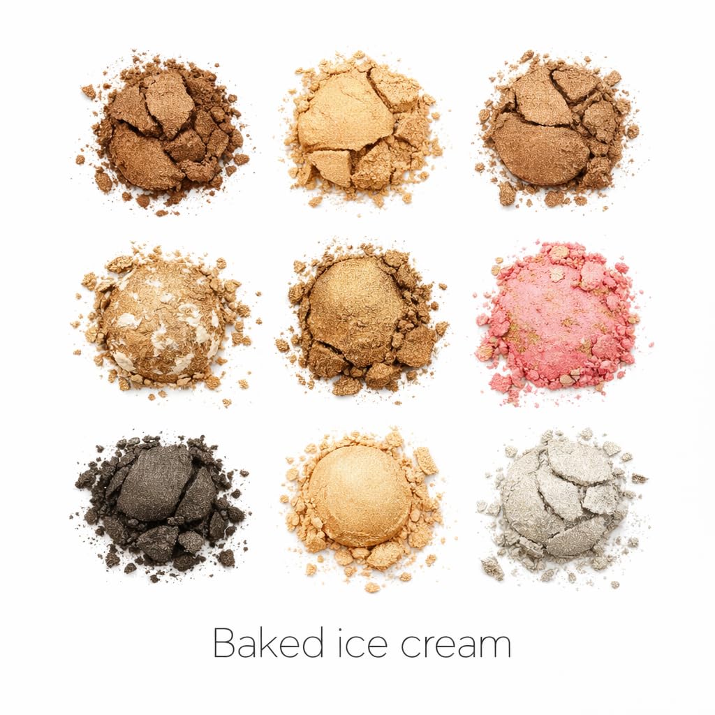 K'APEINE All-in-One Makeup Palette, 9 Colors Baked Face Kit Includes Eyeshadow, Blush, Highlighter & Bronzer | Waterproof Long-Wearing Party Cosmetics for Women - 03#