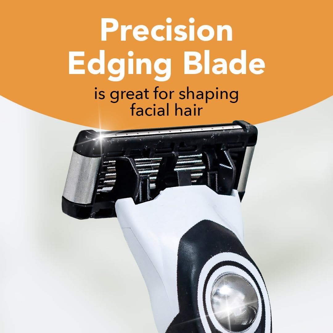 BIC Flex 5 Men's 5-Blade Razors - Smooth Shave Kit with Precision Edging Blade | 12 Cartridges Included
