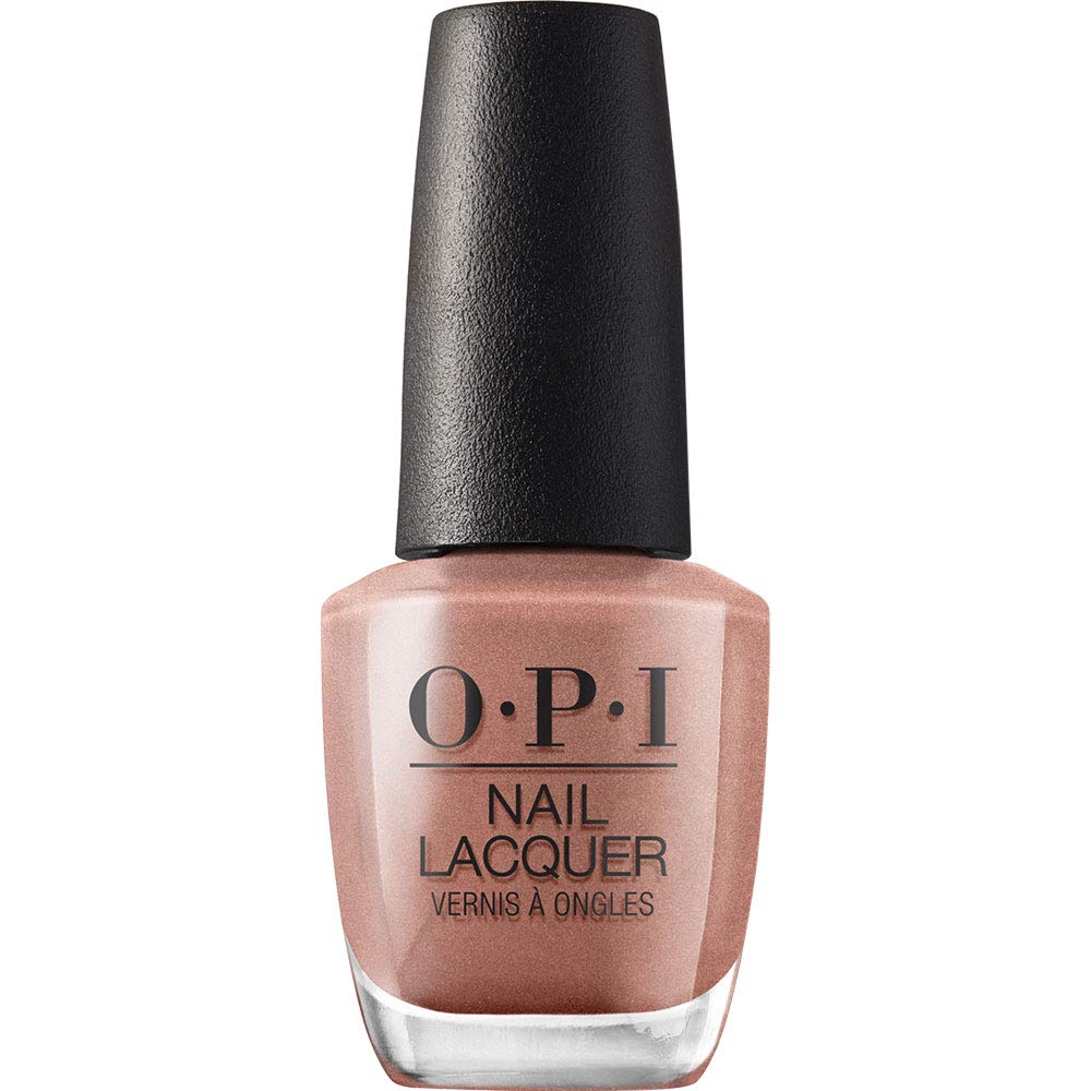 OPI Nail Lacquer - Classic Nail Polish in Nude & Brown Shades - Crème, Shimmer, Glitter | Fast Drying, 0.5 Fl Oz