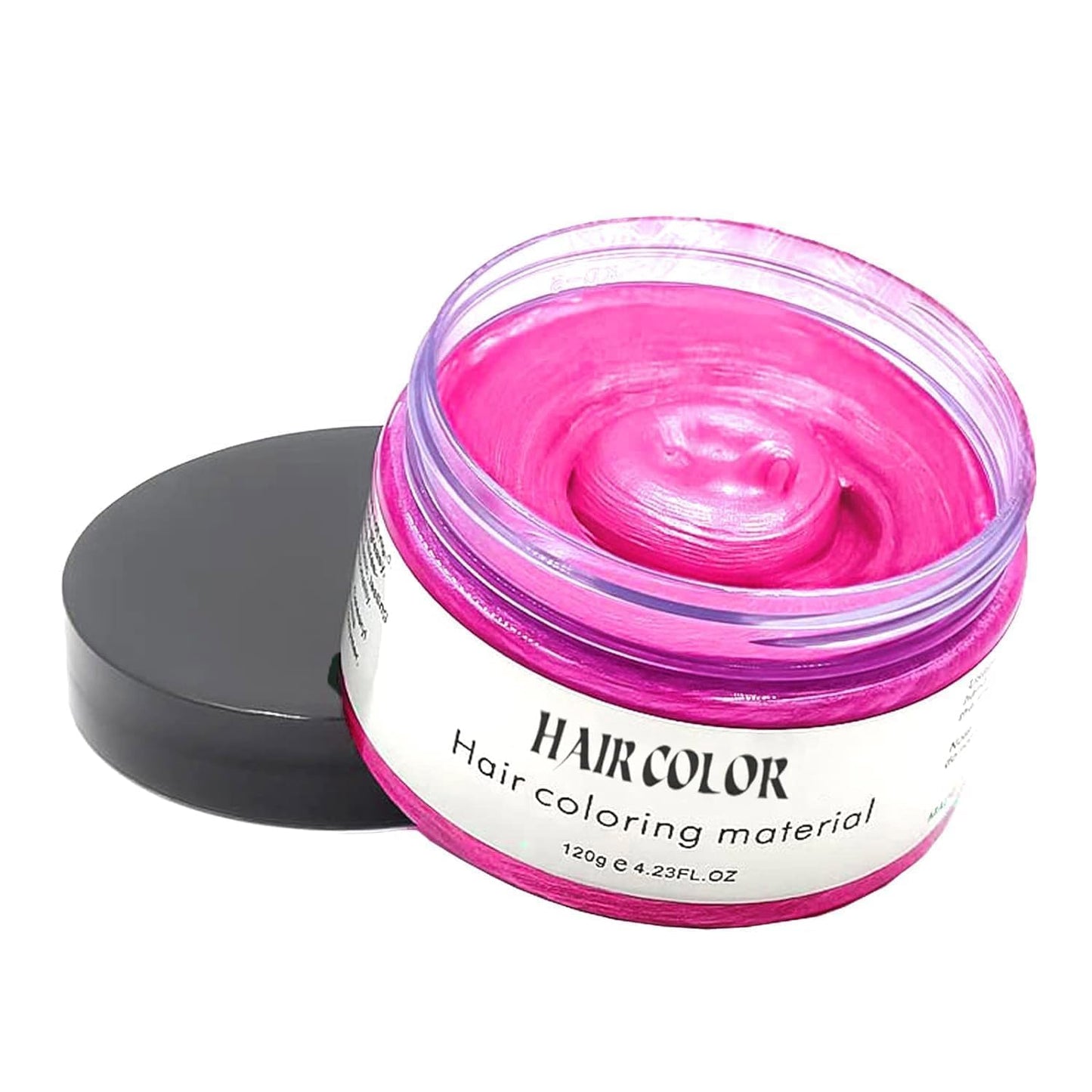Temporary Pink Hair Color Wax - Washable Dye for Kids & Adults | 4.23 Oz, Perfect for Parties & Cosplay