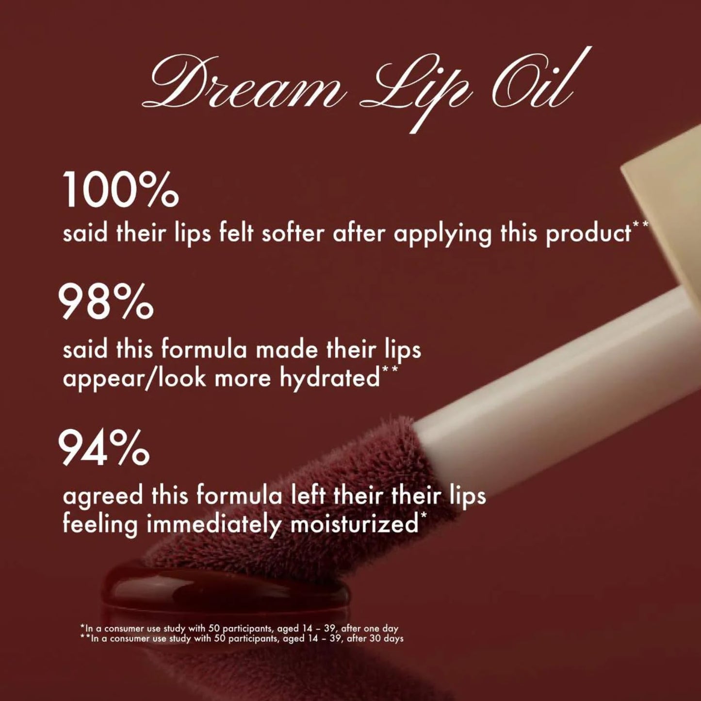 Dream Lip Oil - Hydrating Tinted Gloss for Softness & Shine | Non-Sticky Formula - Bare Sand (0.15 Oz)