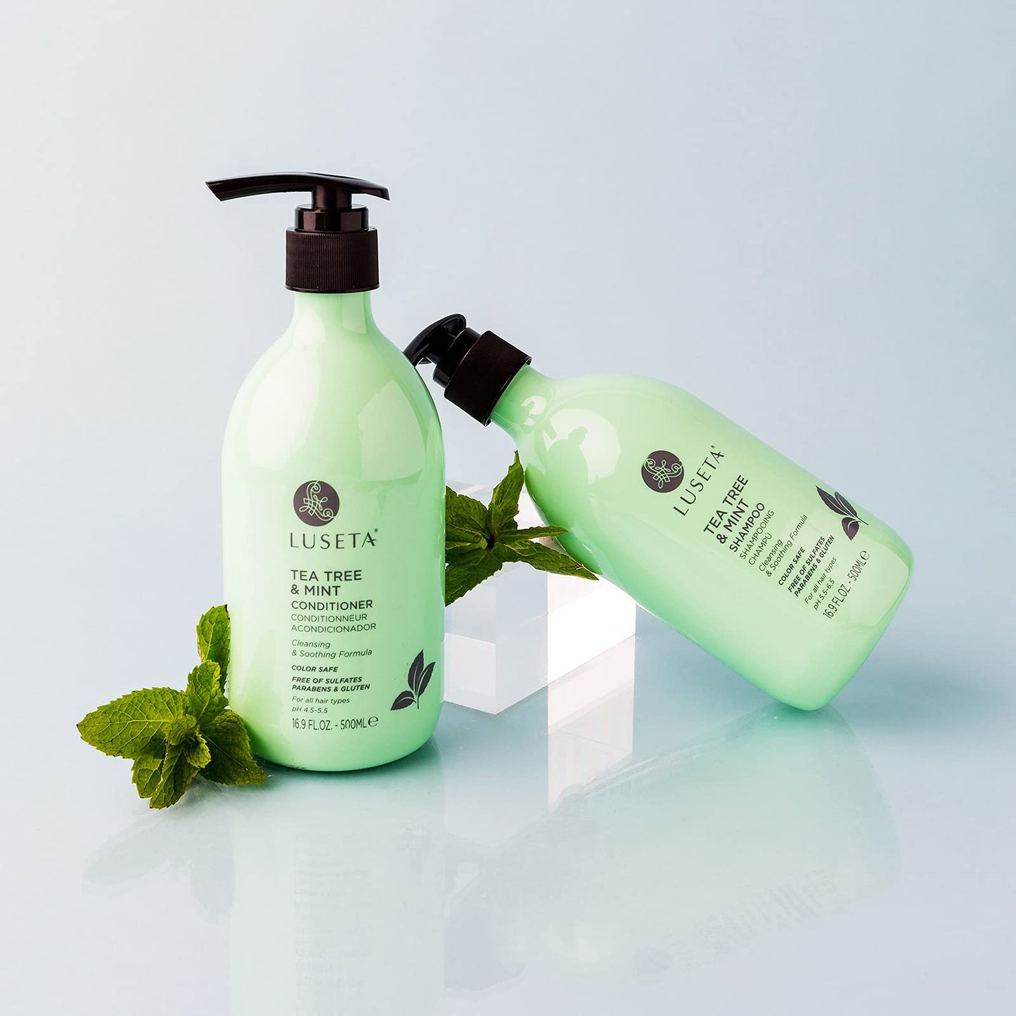 Luseta Tea Tree & Mint Cleansing and Soothing Shampoo 16.9 Oz