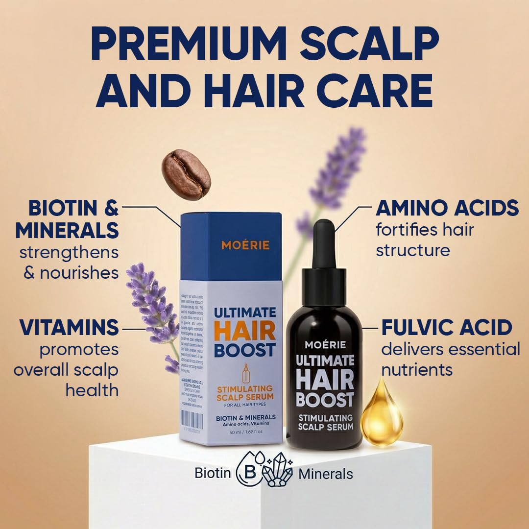 Ultimate Hair Growth Serum - Natural Hair Regrowth & Thickening Treatment for Women - 1.69 fl oz / 50 ml