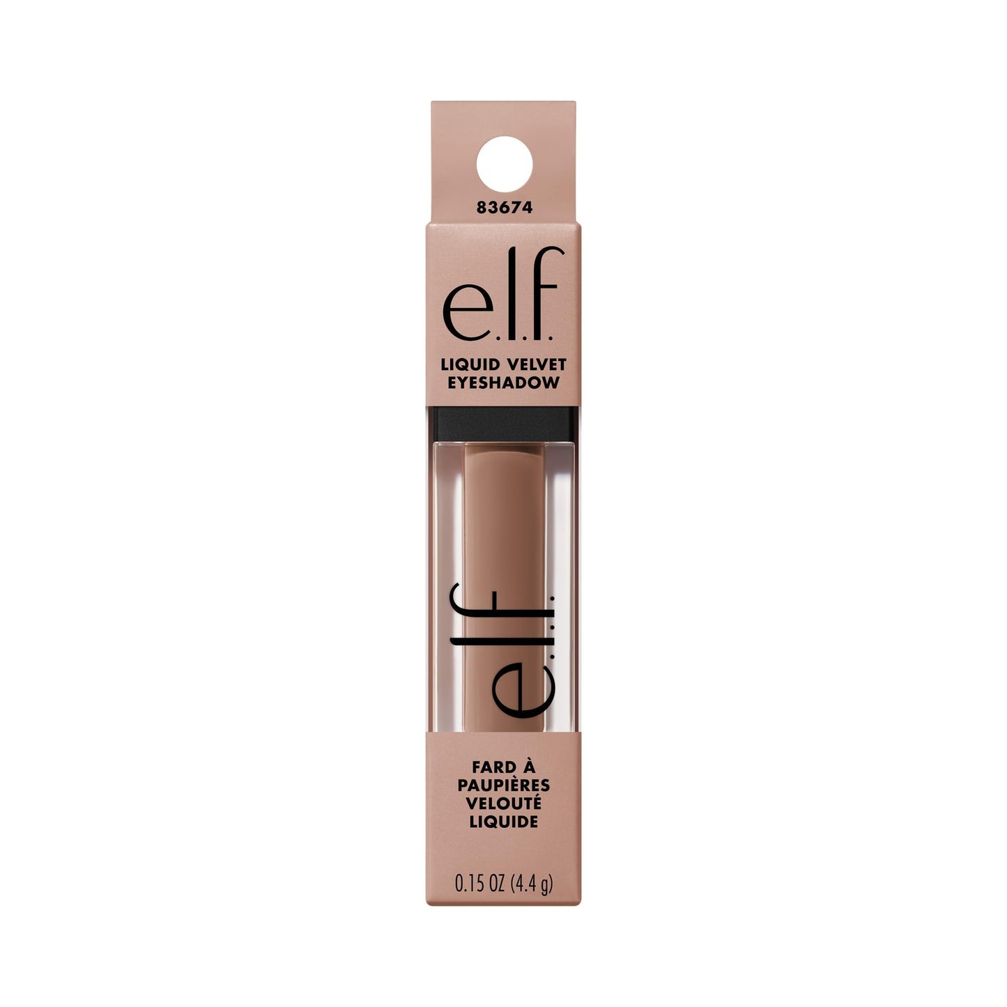 e.l.f. Liquid Velvet Eyeshadow, Crease-Resistant Liquid-to-Powder Eyeshadow For A Rich, Soft-Matte Finish, Vegan & Cruelty-Free, Beige & Boujee