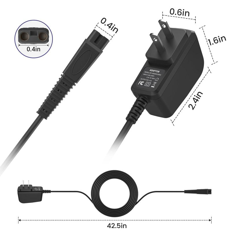 Xxszhy 5V 1A Adapter for Andis Shaver Charger Power Cord, Replacement Andis Charger Compatible with 17150 17165 TS-1 TS-2 Foil Shaver