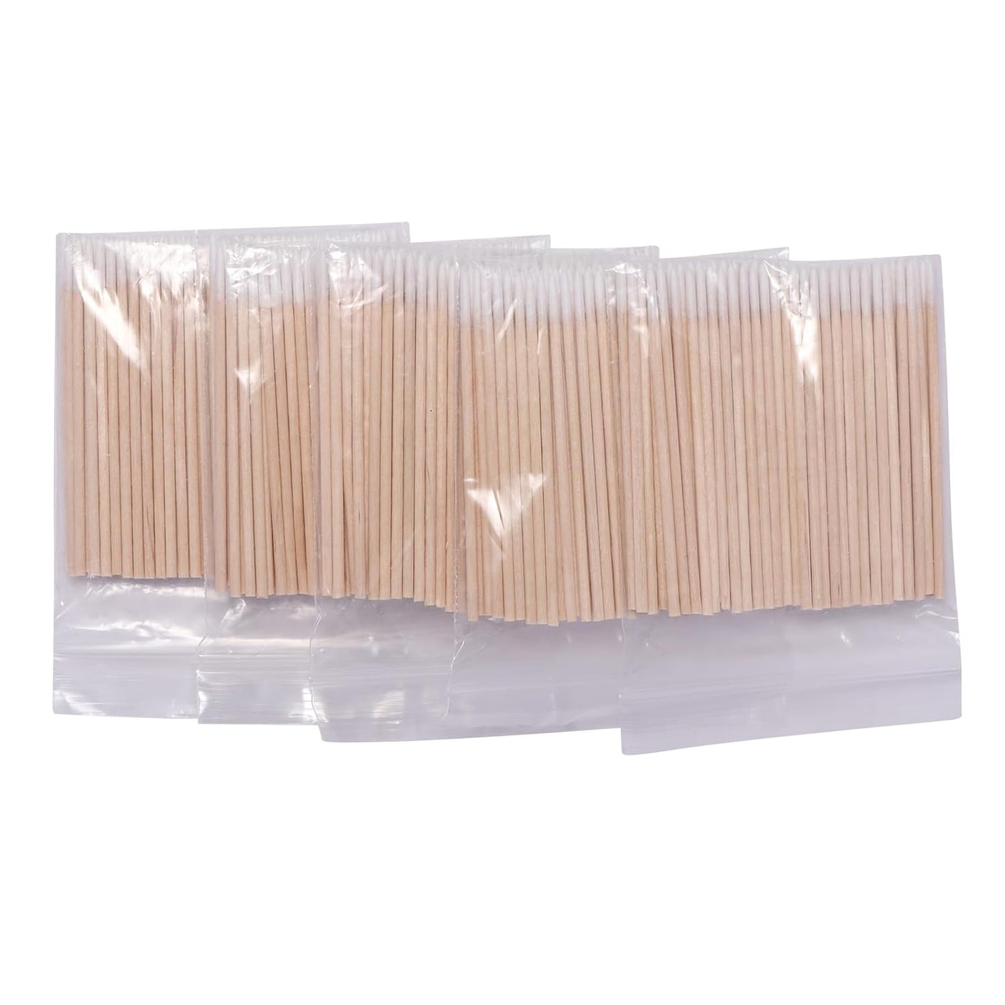 Eyelash Microbrush Sticks - 1200pcs Wood Cotton Swabs for Makeup, Eyebrow, and Tattoo Removal | 7cm Length