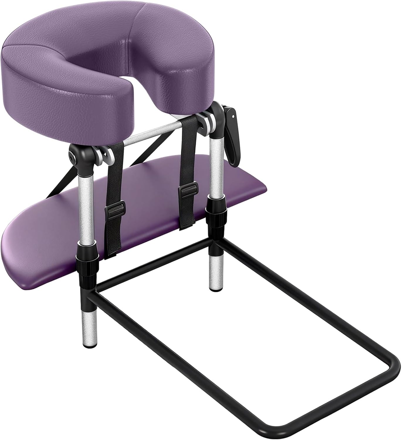 Universal Face Cradle Cushion - Linens Head Rest for Massage Tables | Adjustable 5.5-17.7 Inches (Purple)