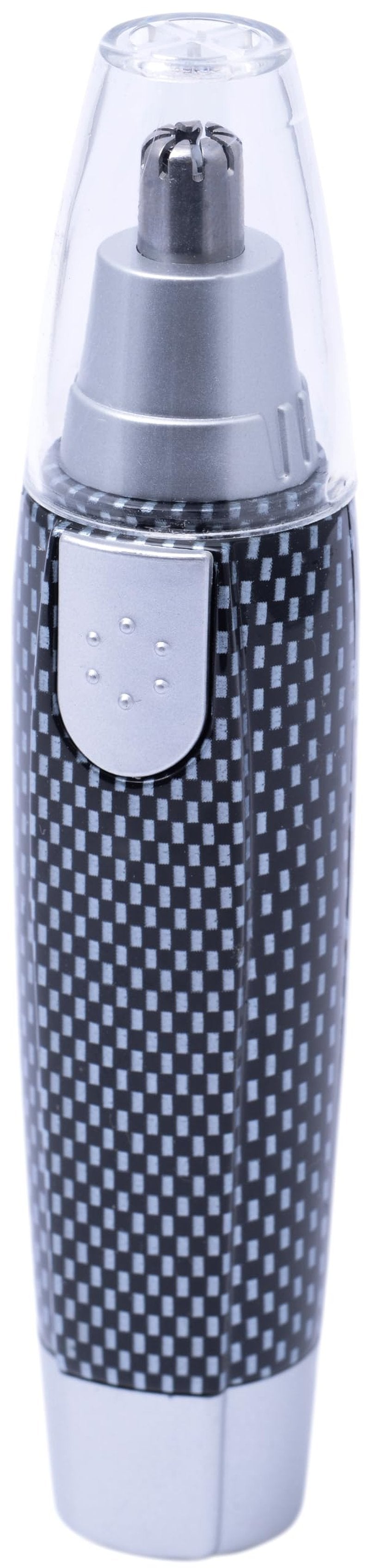 Luxitude Precision Ear & Nose Hair Mens Grooming Trimmer - All-in-One Cordless Design, Steel Blades & Carbon Fiber Finish