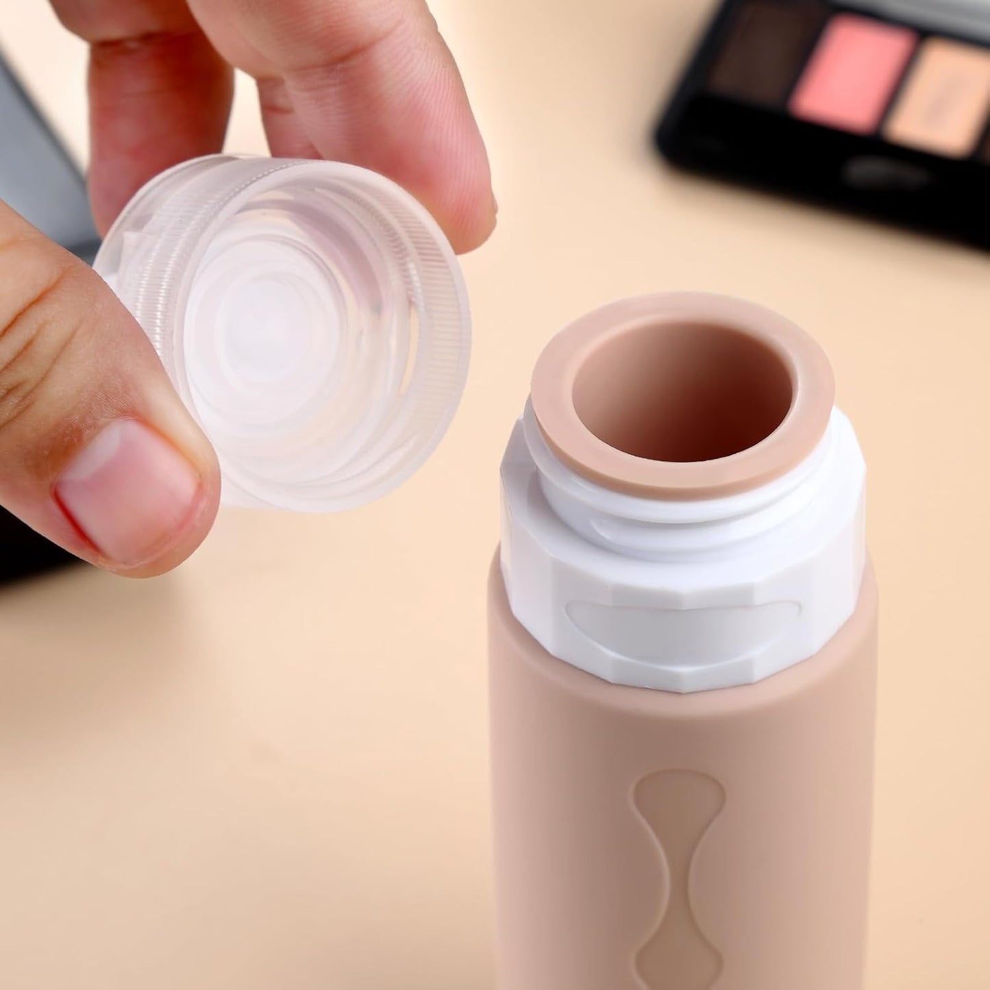 Travel Bottles for Toiletries - TSA Approved 3oz Leak-Proof Containers | BPA-Free Refillable Liquid Accessories (4 Pack)