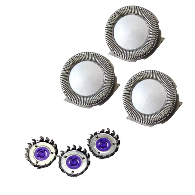 3Pcs HQ55 Replacement Heads Shaver Blades Fit for Norelco HQ3 HQ4 HQ56 5841XL 5825XL 5822XL 5821XL 5810XL 5803XL 5802XL 5801XL, Close-cutting Men's Electric Razor for a Smooth & Clean Shave