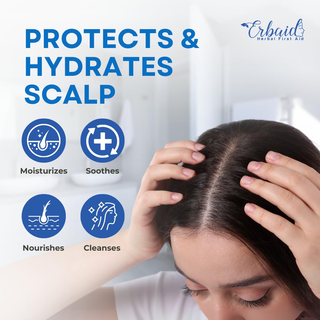 Eczema Shampoo - All-Natural Treatment for Dry, Itchy Skin | Daily Scalp Relief for Men, Women & Kids