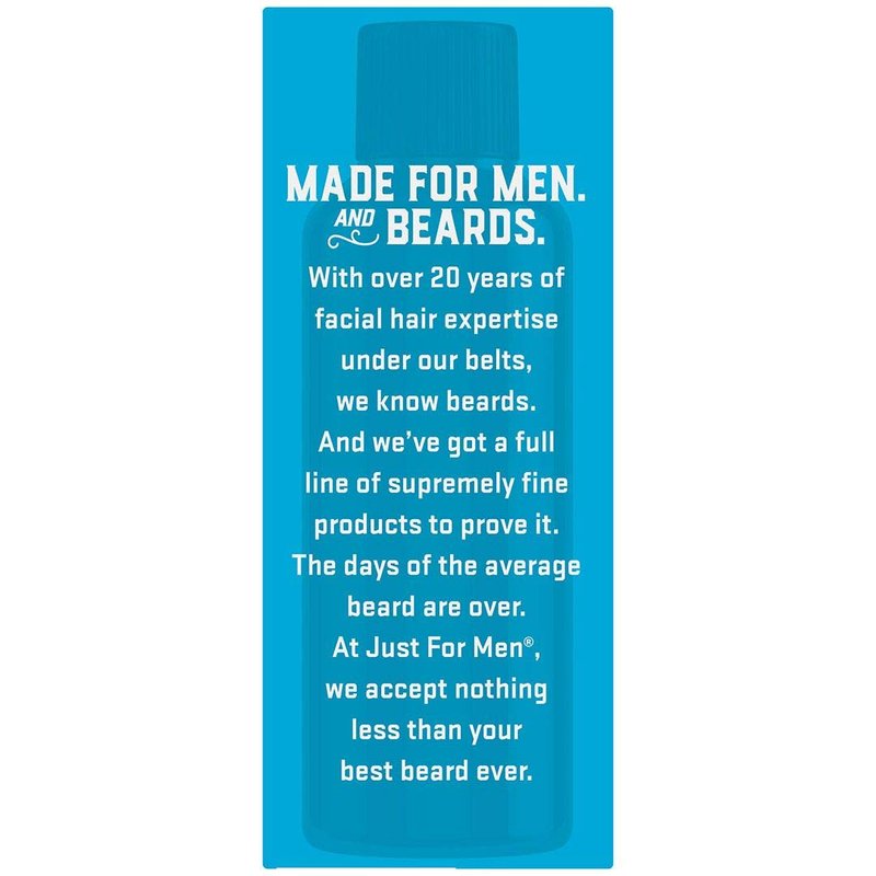 Just for Men The Best Beard Oil Ever, Supports Growth, Made with Vitamin E, Eucalyptus, Rosemary, and Jojoba Oil, Smoothes and Softens without clogging pores, Light & Nongreasy, 1 Fl Oz