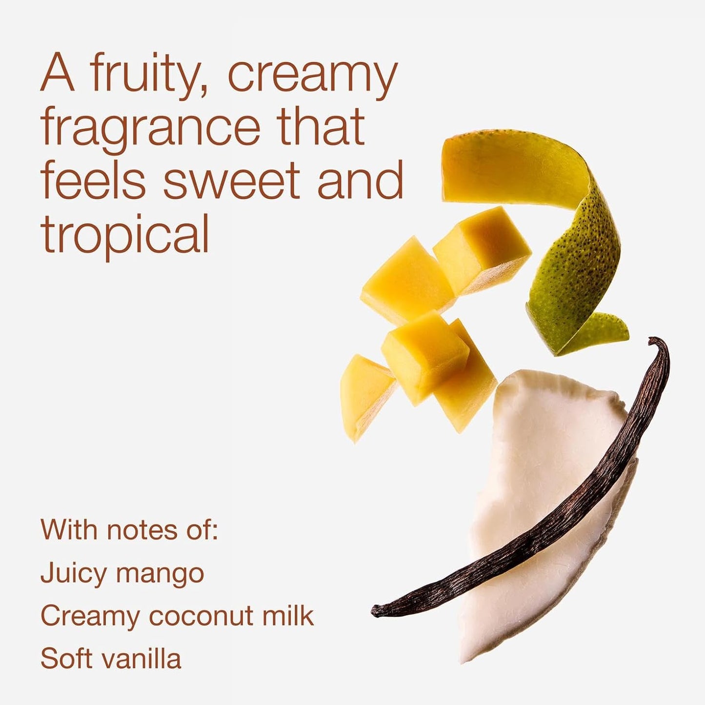 Mango & Coconut Milk Hand Soap | Daily Moisturizing Formula - Shea, Glycerin, Vitamin E & Aloe - 3-Pack