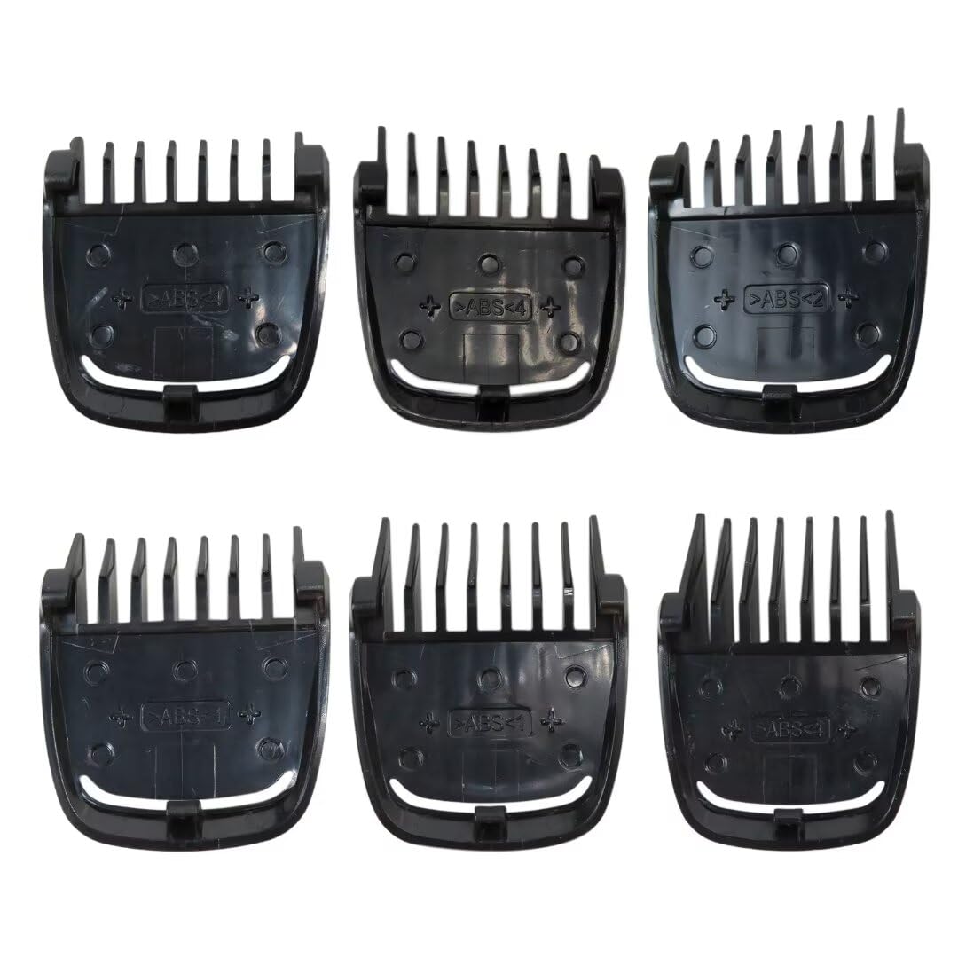 Guide Comb Guard Set 4mm 9mm 12mm 16mm Left and Right Taper Compatible for Philips Norelco 41mm Multigroom Trimmer Replacement T Blade