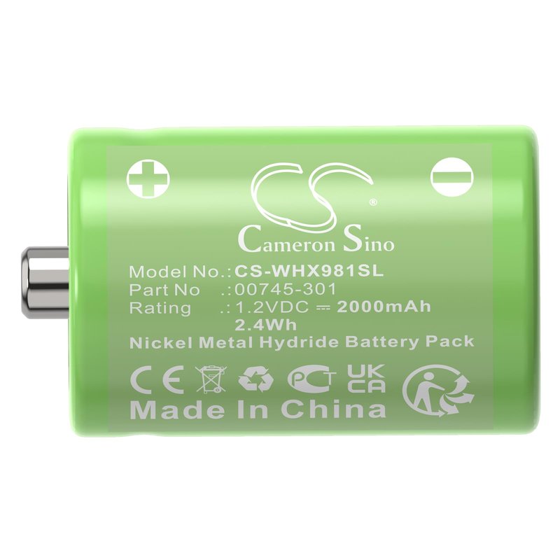 FYIOGXG Battery for Wahl 7060, 9020, 9326, 9816, 9916, 9918, 9920, 9925, 9940 PN:Wahl 00745-301, 23-9034, 415745-101, 93148-100, 960-0498 2000/2.4Wh