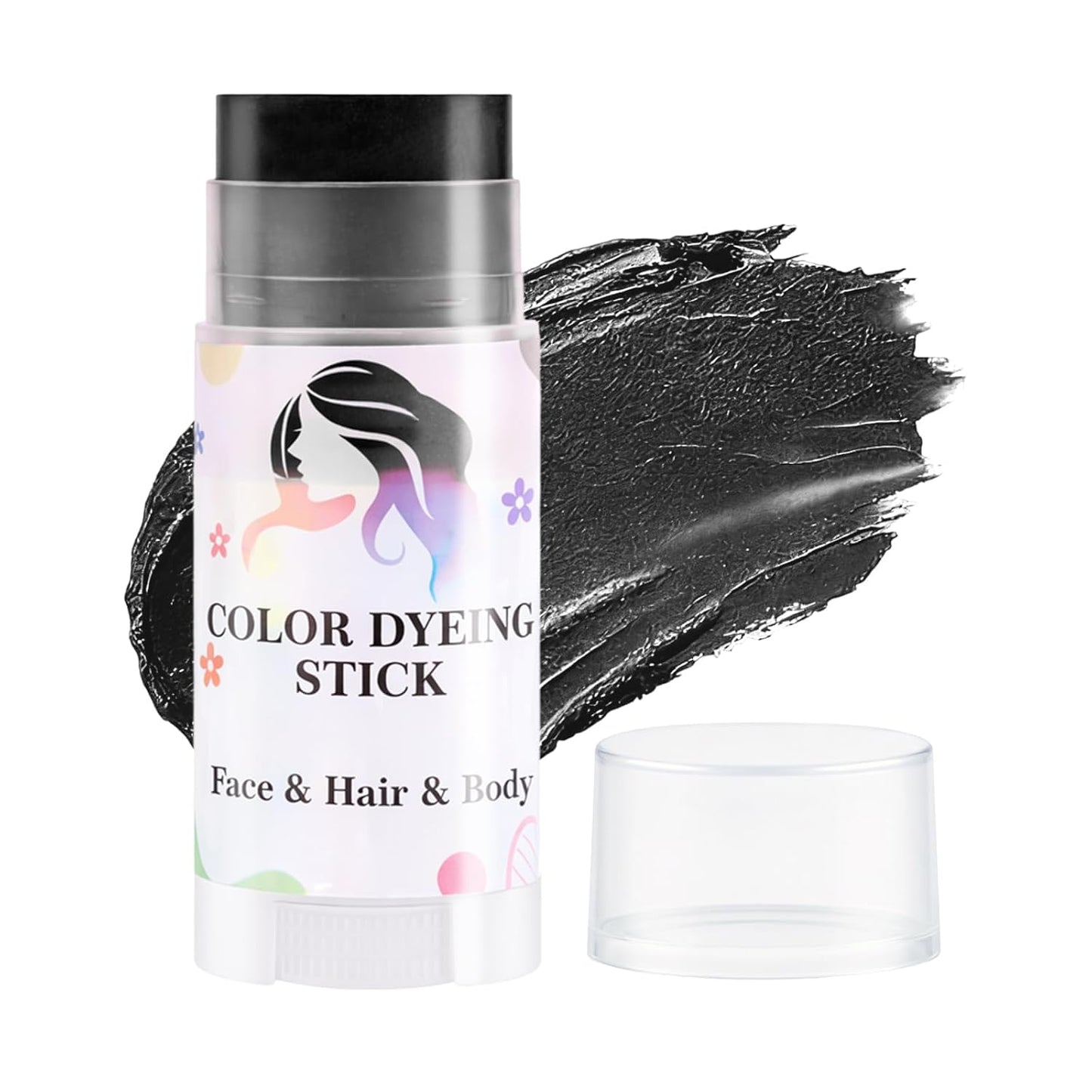 Temporary Pink Hair Color Stick - Waterproof & Washable Hair Dye for Festivals, Raves, Cosplay | Face & Body Paint