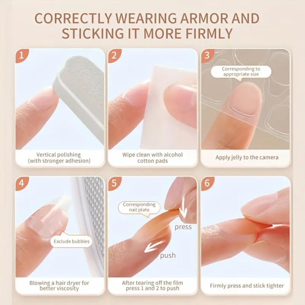 White French Tip Press-On Nails - 24 Pcs Medium Coffin Design with Bow Charms & Rhinestones | Pink Acrylic Full Cover