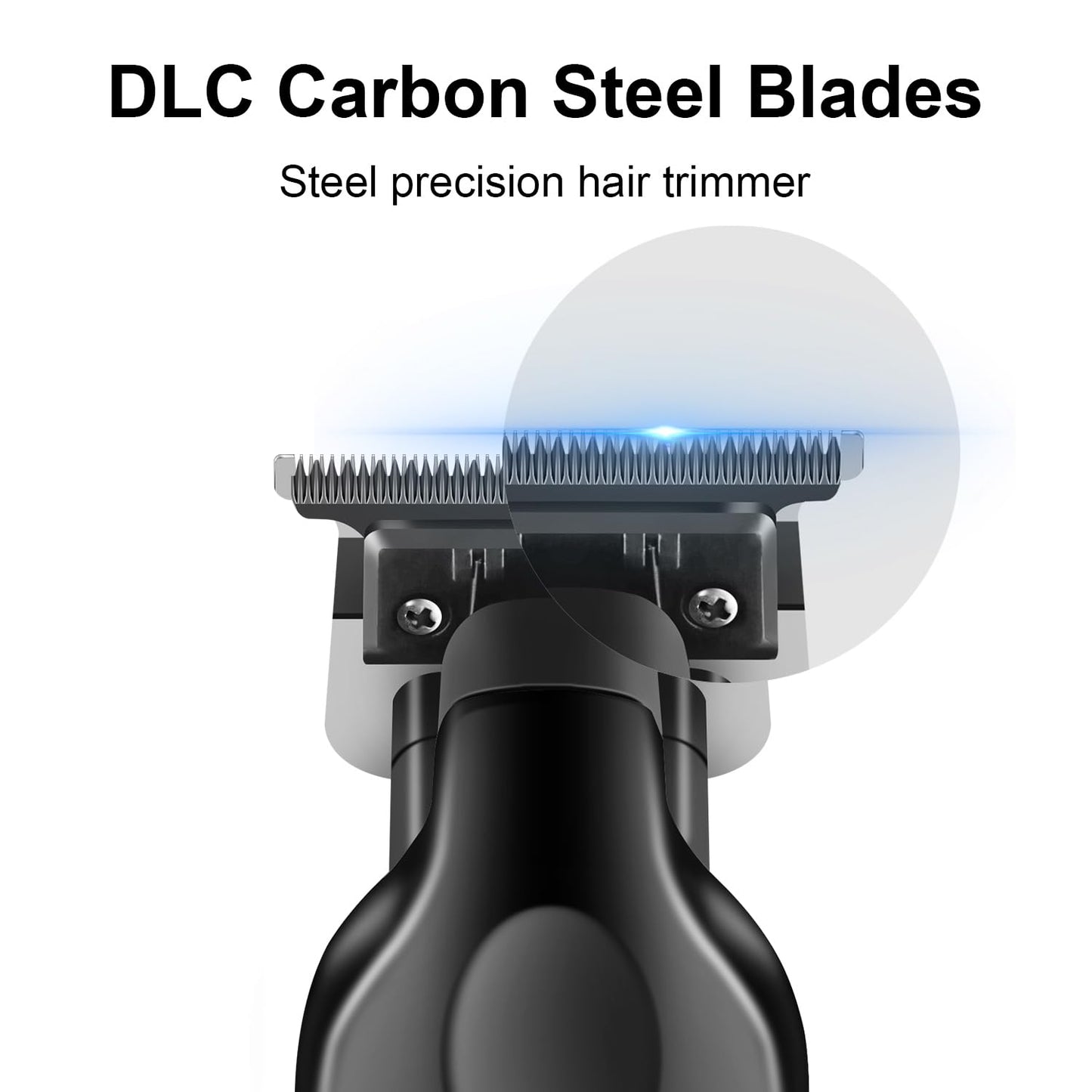 KEMEI KM-2299 Professional Hair Trimmer for Men Cordless Hair Clipper, Zero Gap T Blade Beard Trimmers, Rechargeable Barber Clippers, with KM-2299 Replacement Blade