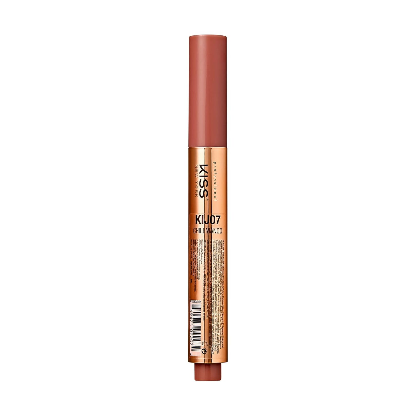 KISS NEW YORK Melting Jelly Lip Balm - High Shine, Moisturizing & Plumping Effect | Chili Mango Flavor