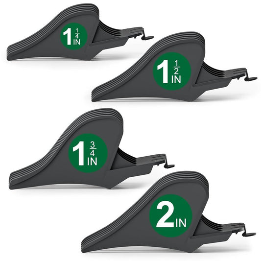 Clipper Guards Set - 4 Pack Replacement Guides for Wahl Clippers | 1.25", 1.5", 1.75", 2" Gray
