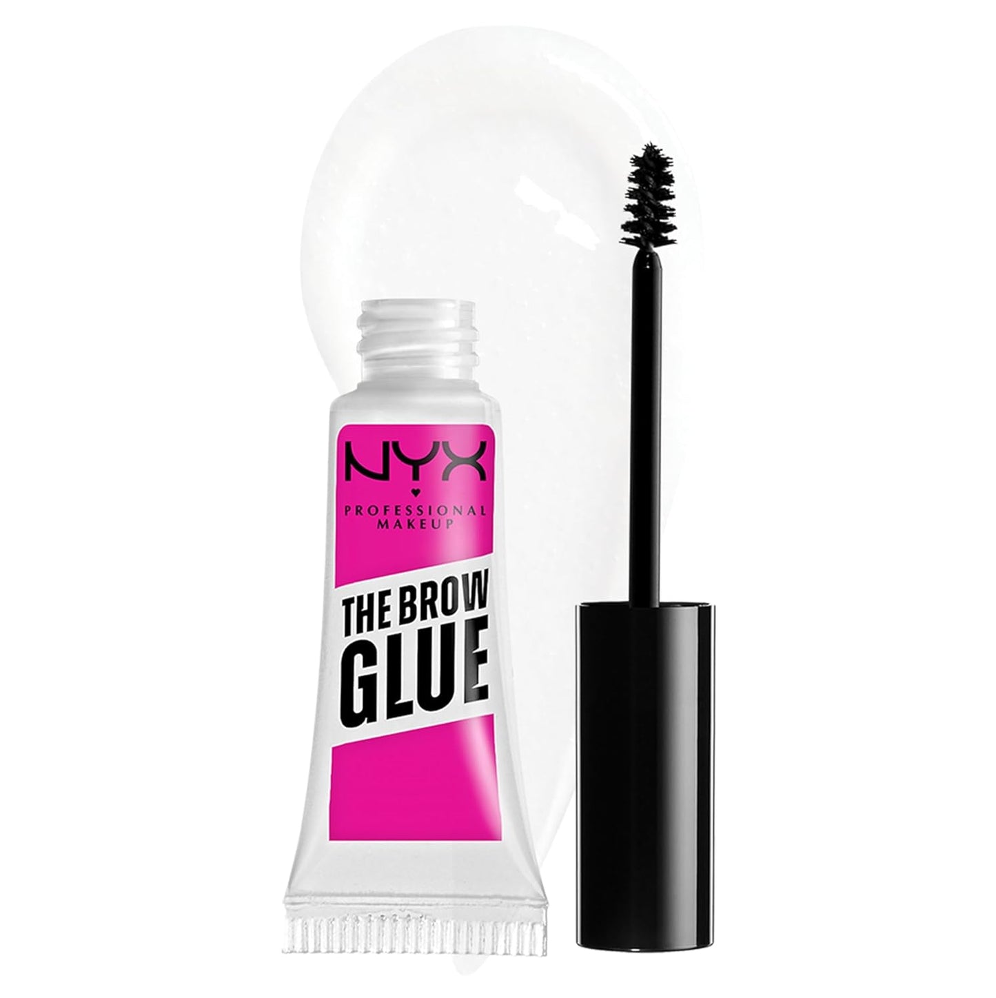NYX The Brow Glue - Extreme Hold Eyebrow Gel for Flawless Brows | Clear Finish