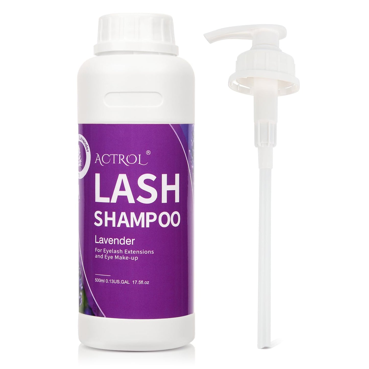 Eyelash Extension Cleanser - Natural Aloe Foaming Shampoo 60ML | Paraben & Sulfate Free, Non-Irritating