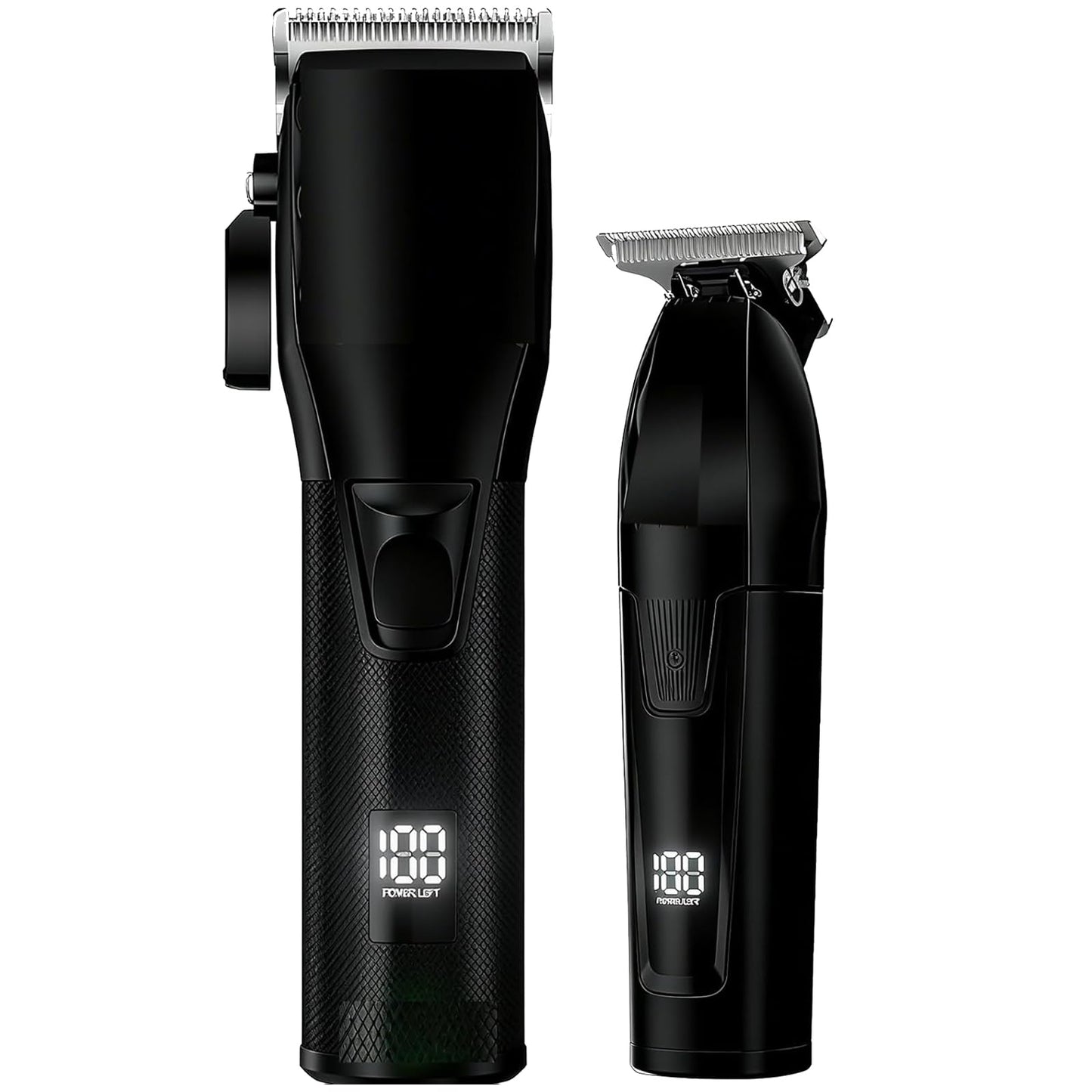 Professional Hair Clippers for Men Beard Trimmers Set Grooming Kit with LCD Display Cordless Electric Trimmers Gift for Men Women Barber Kid(Black)