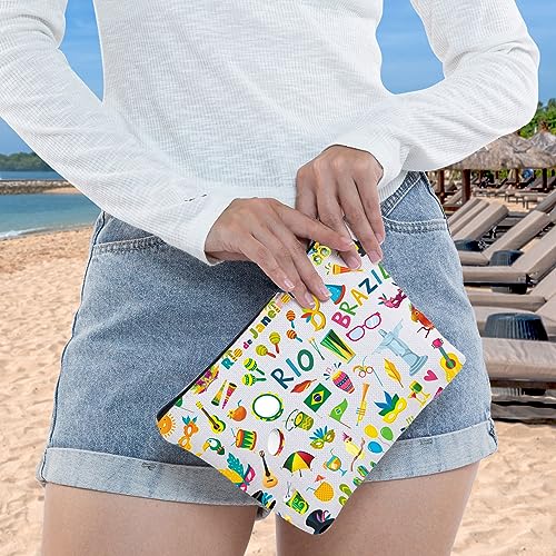 Rio Brazil Souvenir Makeup Bag with 3D Printing - Travel Gift & Accessories