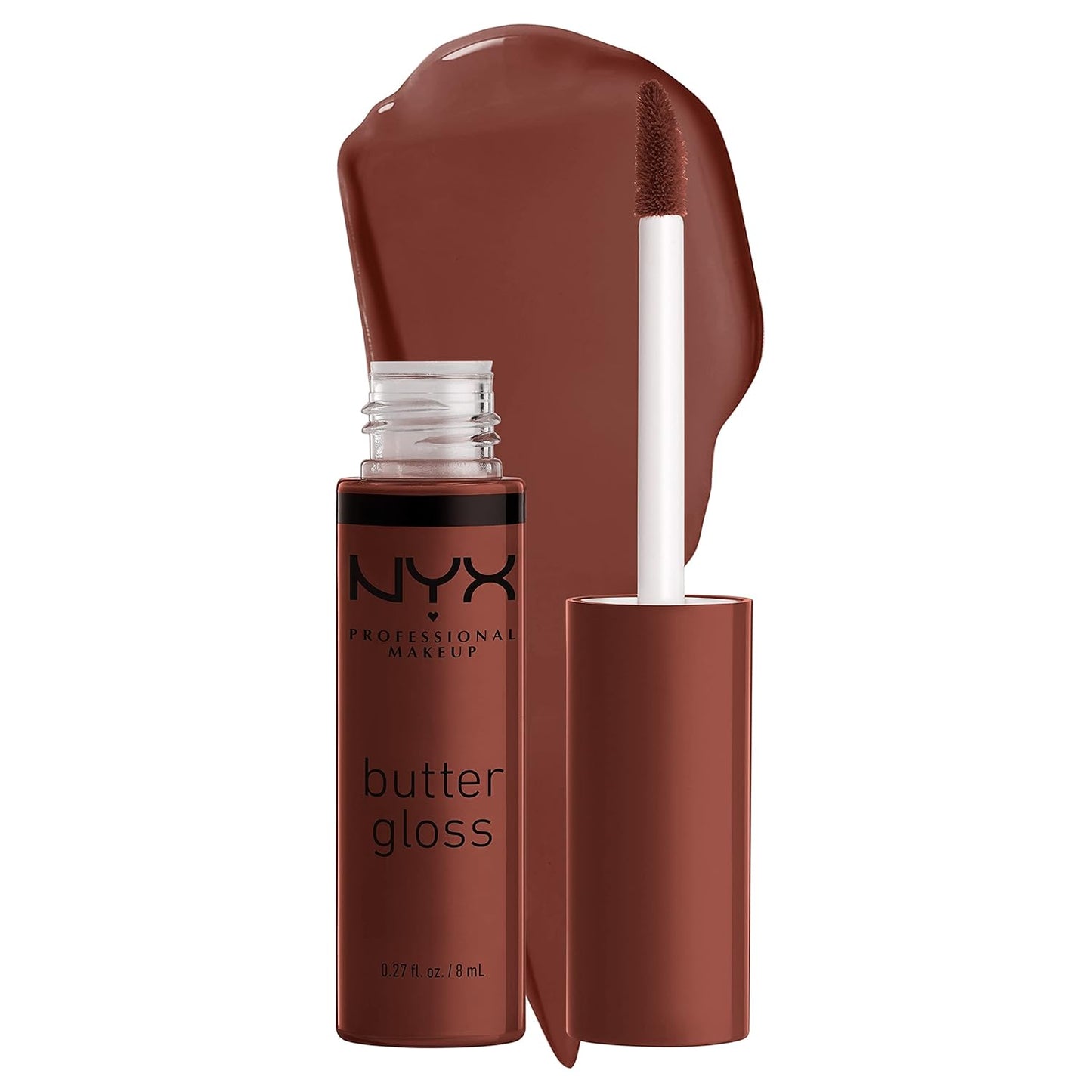 NYX Butter Gloss - Non-Sticky Lip Gloss Set | 3 Shades: Angel Food Cake, Creme Brulee, Madeleine