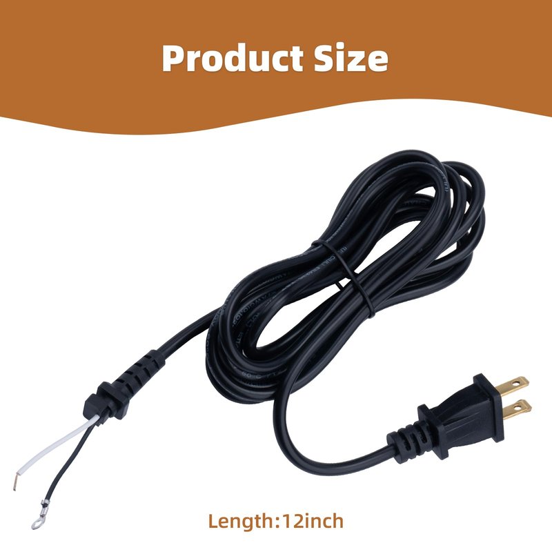 04624 Trimmer Cord Replacement for Andis T-Outliner Clippers Hair Trimmer (2 Wires)