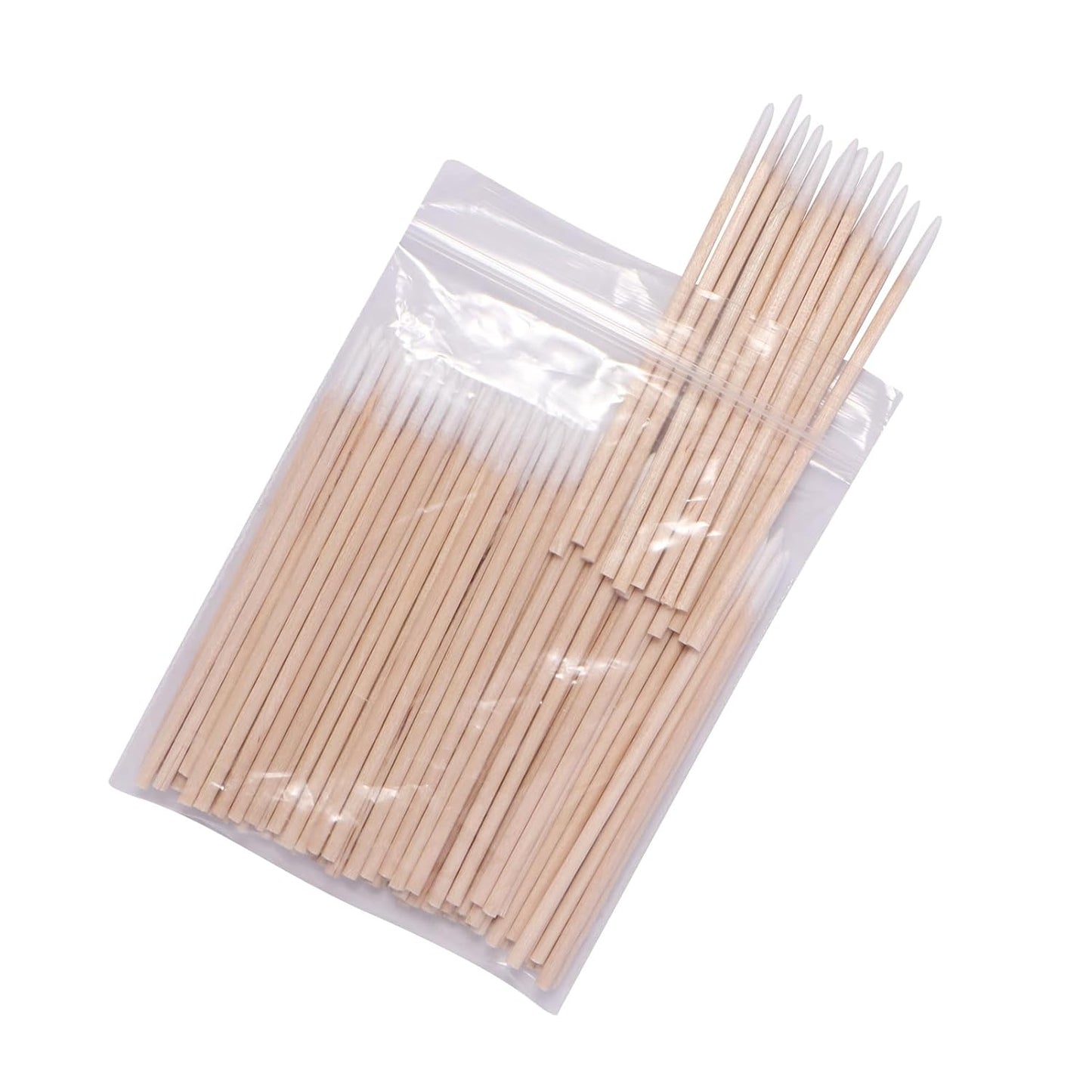 Eyelash Microbrush Sticks - 1200pcs Wood Cotton Swabs for Makeup, Eyebrow, and Tattoo Removal | 7cm Length