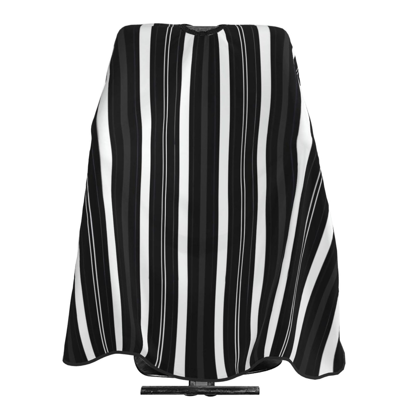 Black White Aesthetic Stripes Adult Professional Hair Cutting Cape Adjustable Snap Large Size 55x66 in