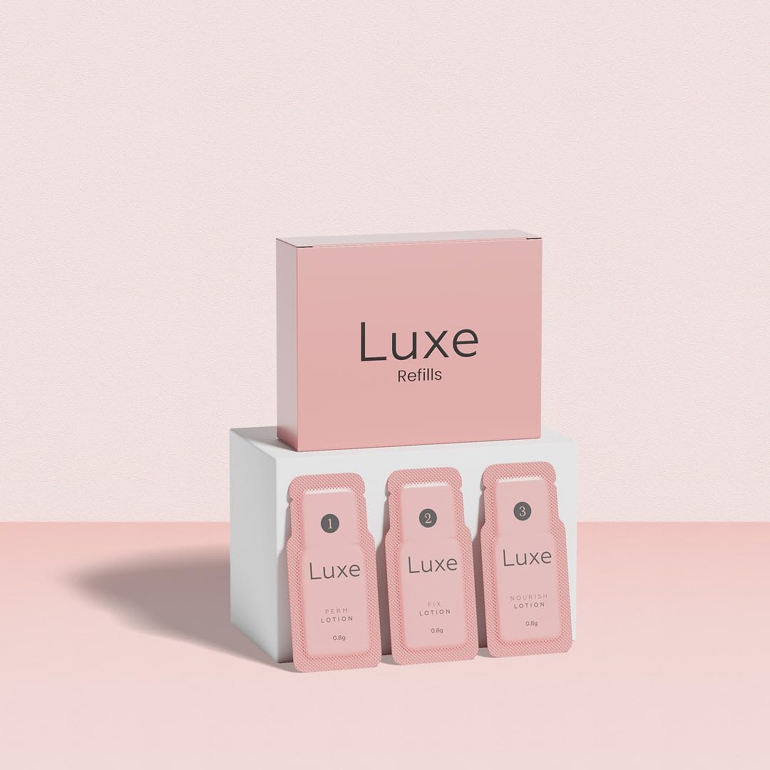 Eyelash Lift Kit - DIY Home Application for Long-Lasting Curled Lashes | 3 Complete Sets + 3 Refills