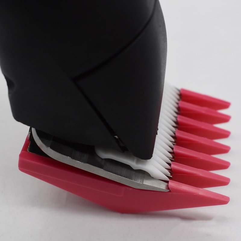 Professional A5 Style Animal Hair Clipper Attachment Guard Guide Cutting Combs 76926-900, Compatible with Oster Classic 76 A5 Andis AG BG Wahl KM Pet Groomers (Magenta, #3-3/8")