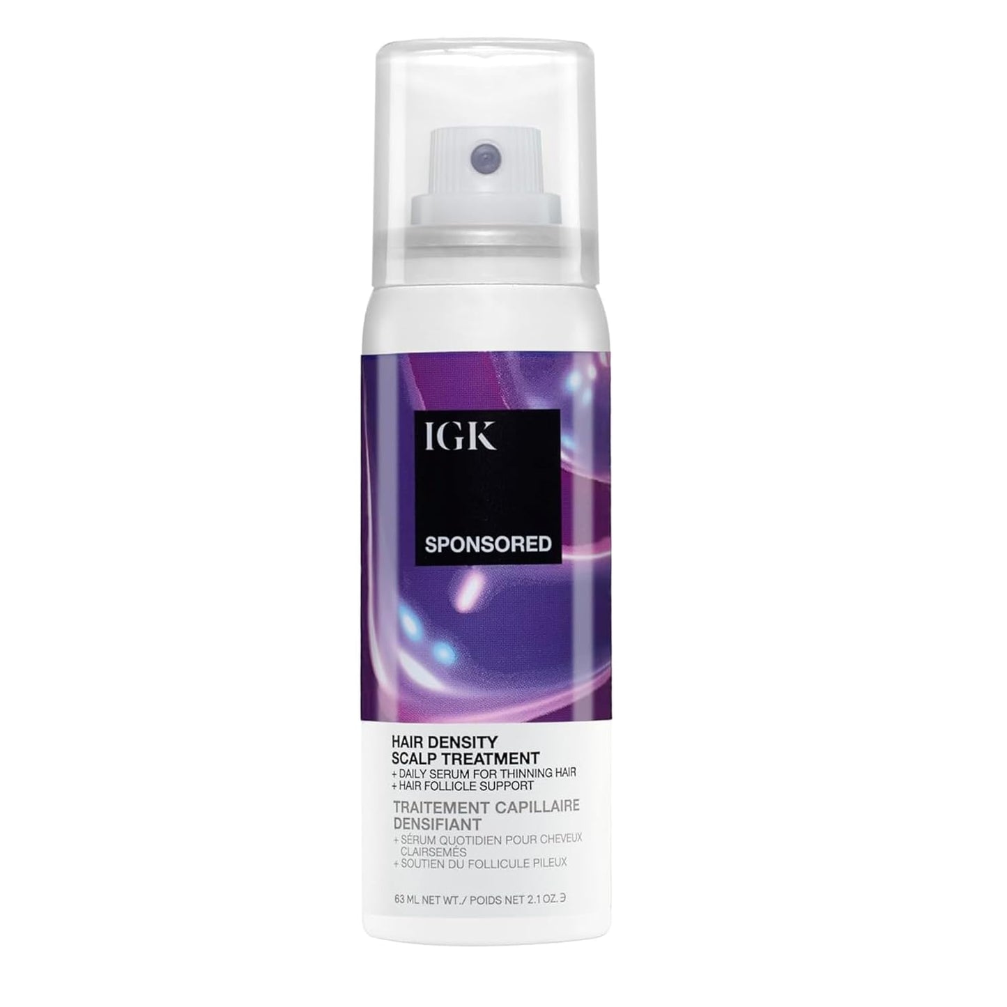 IGK Scalp Treatment for Hair Growth - Thickening Serum for Thinning Hair | Clinically Tested 2.1 Oz