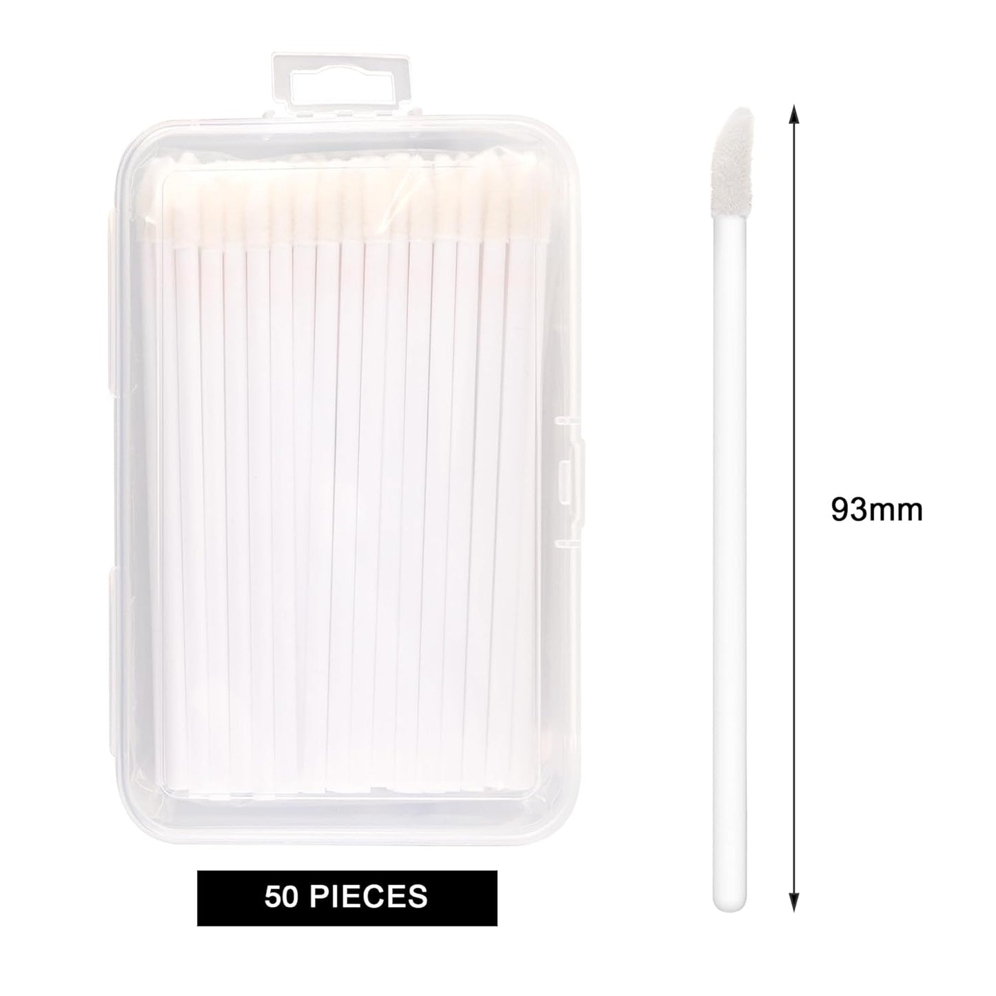 Piercing Aftercare Swabs - Lint-Free Microfiber Tips for Ear, Nose & Belly Button Piercings | 50 Count