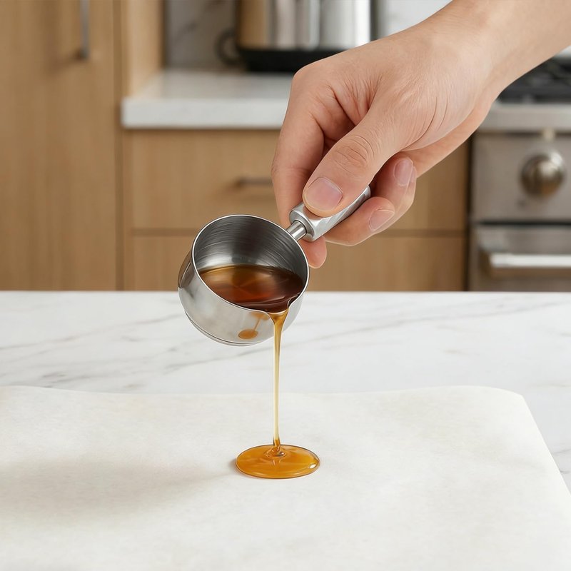 60ml Wax Seal Spoon Pot Big 304 Stainless Steel Wax Melting Spoon Warmer Scoop with Handle for Sealing Stamp Envelope