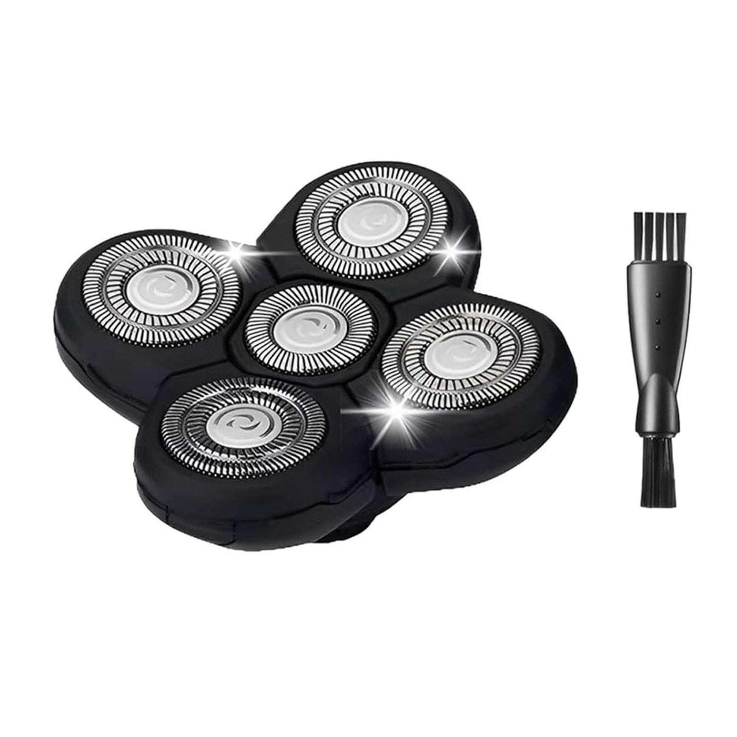 Head Shaver Replacement Blade Compatible with Grooming Bald Head Shaver,5 Blades Shavers Replacemen Heads for Bald Men Freedom Shaving,Electric Razor Blades Heads Compatible with Flex Series Shaving