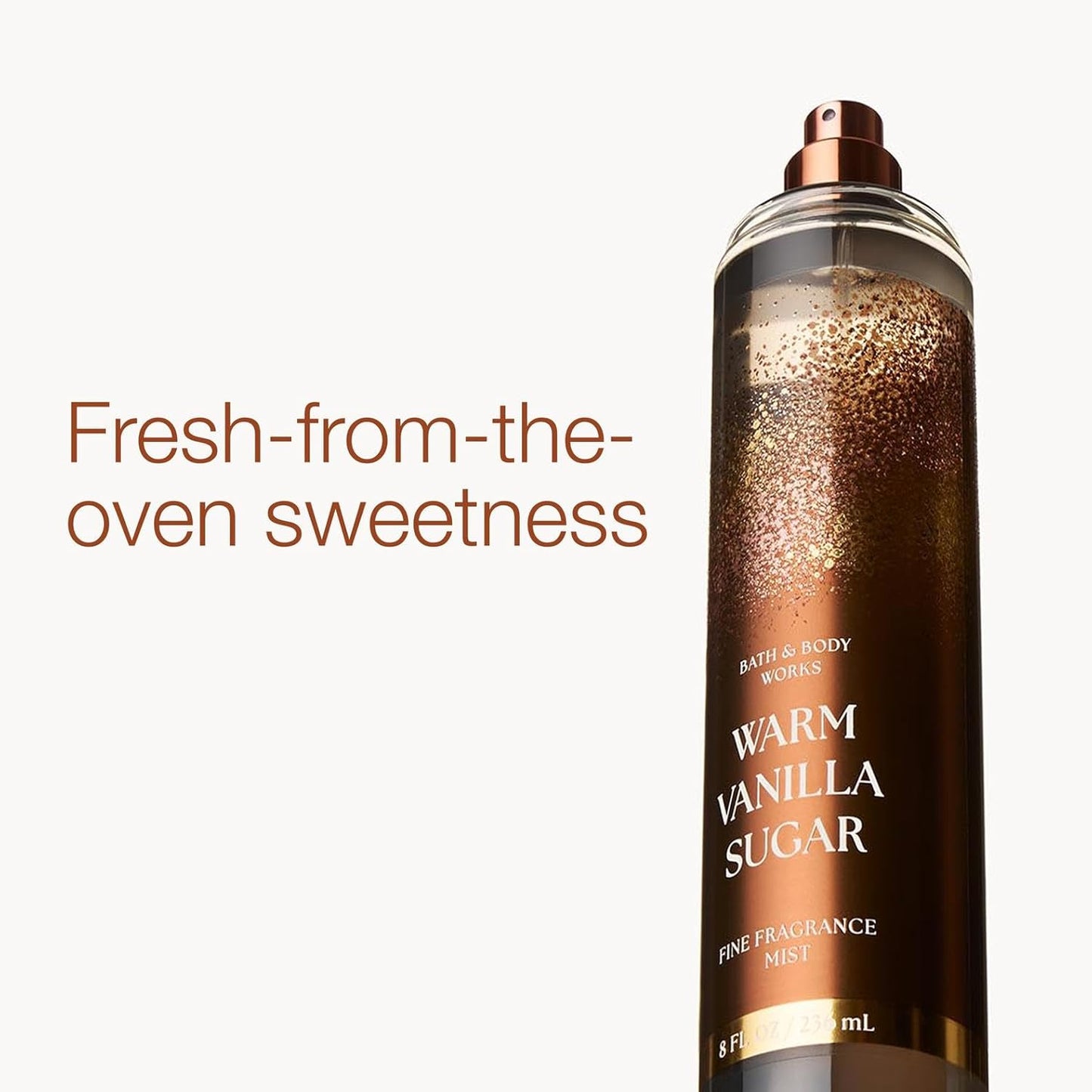 Warm Vanilla Sugar Fine Fragrance Mist | Long-Lasting Body Spray for Women, 8 fl oz - Sweet Vanilla Scent