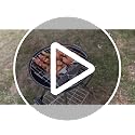 Stainless Steel Kabob Skewers Rack Set - 2 Piece BBQ Accessory