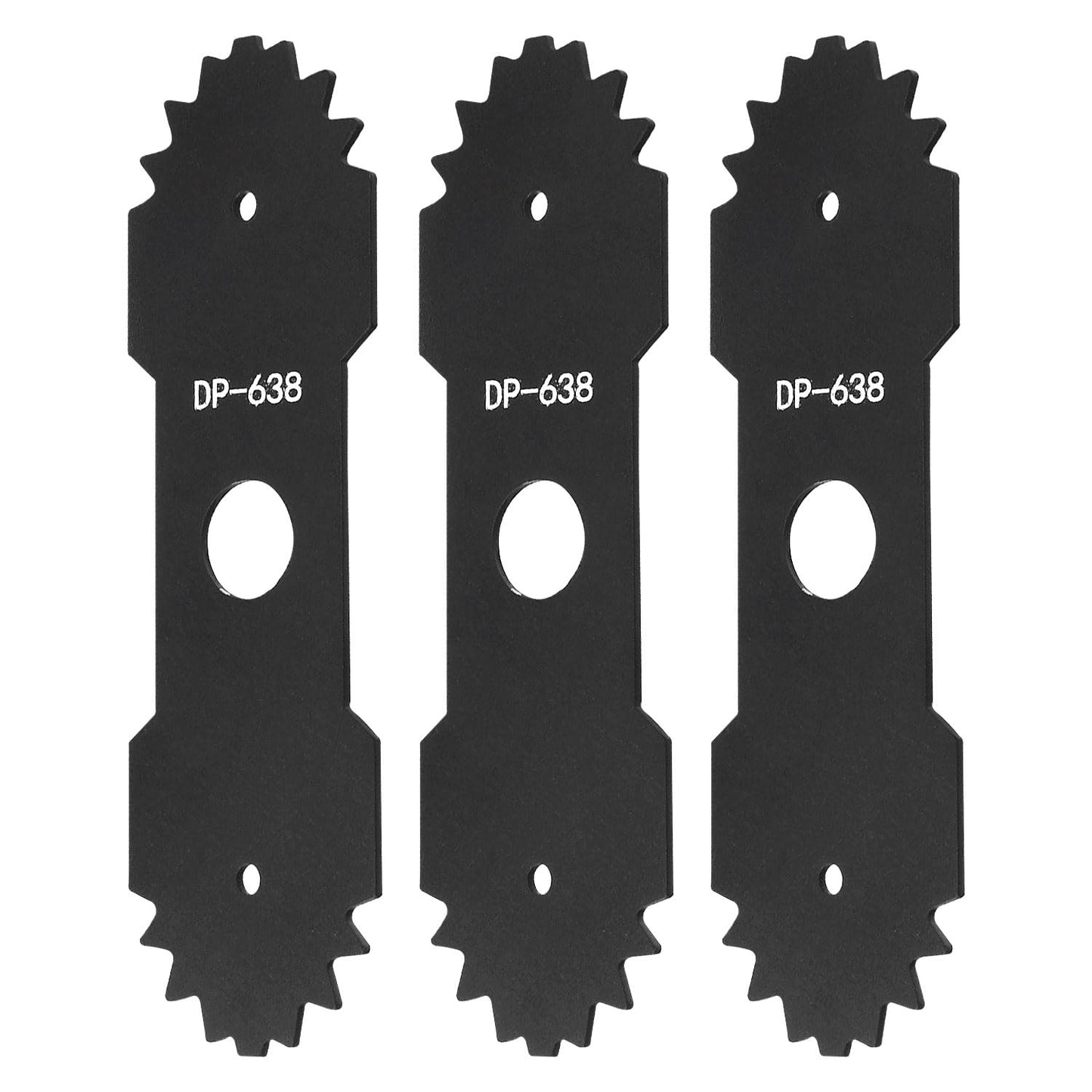 9 inch 638006008 Edger Blade Compatible with Homelite Ryobi Edger, Edger Blade Replacement 638006008 638006007 RY13050 RY13050A RY15518 RY40030 P2300 RY40706VNM S20300 Edger Center hole 1" (3)